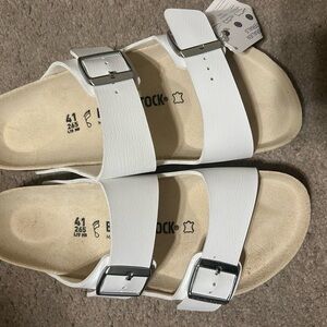 Birkenstock White Sandals